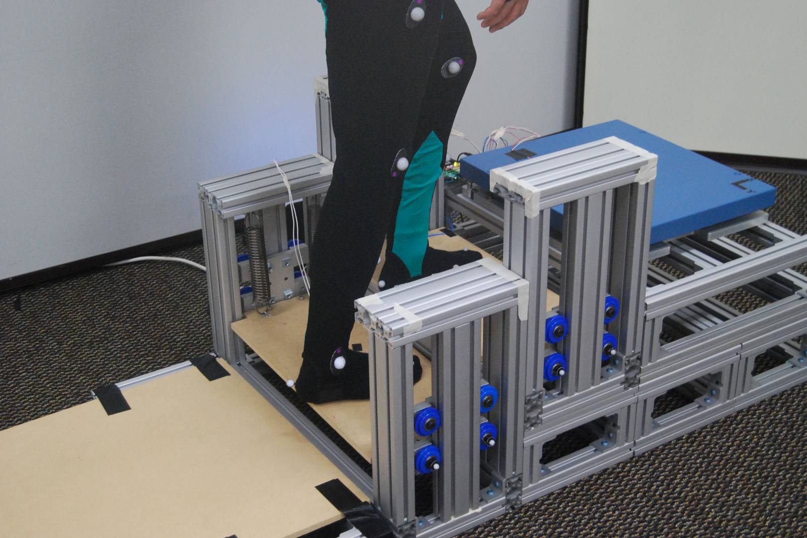 These energy absorbing stairs make climbing easier