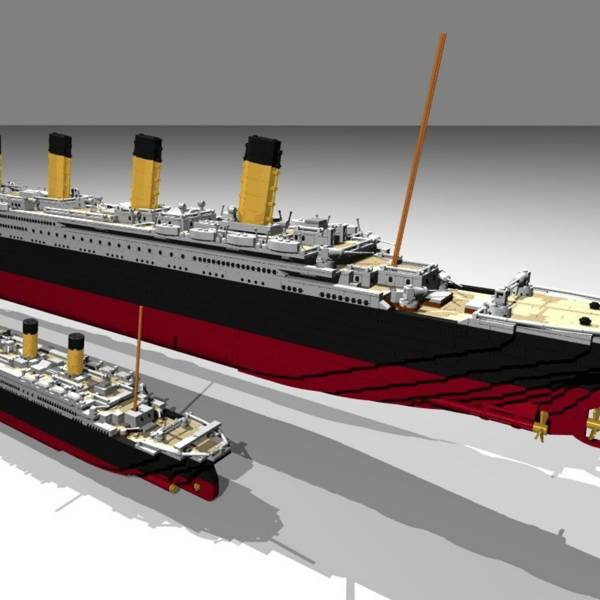 the lego titanic