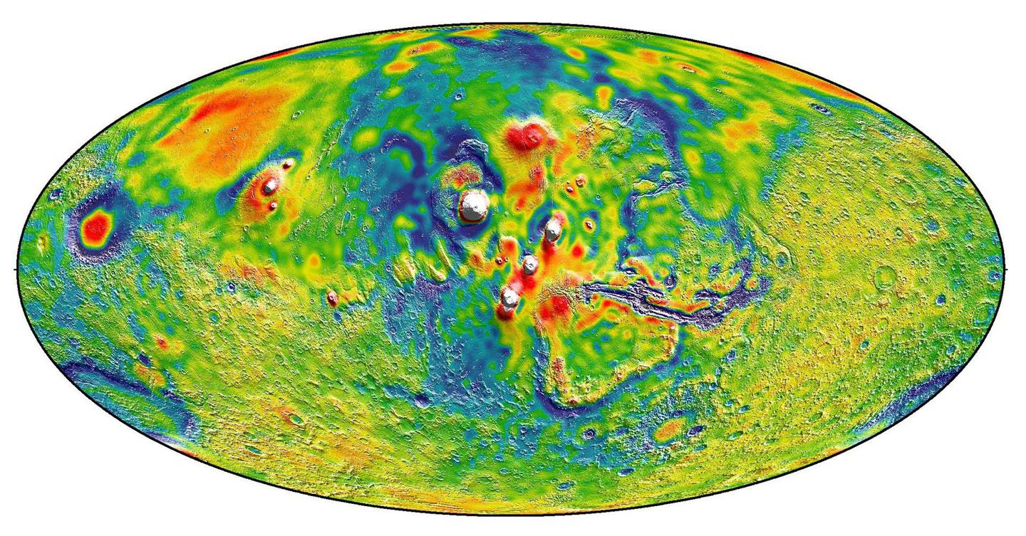 Nasa's Mars gravity map reveals how water once flowed WIRED UK
