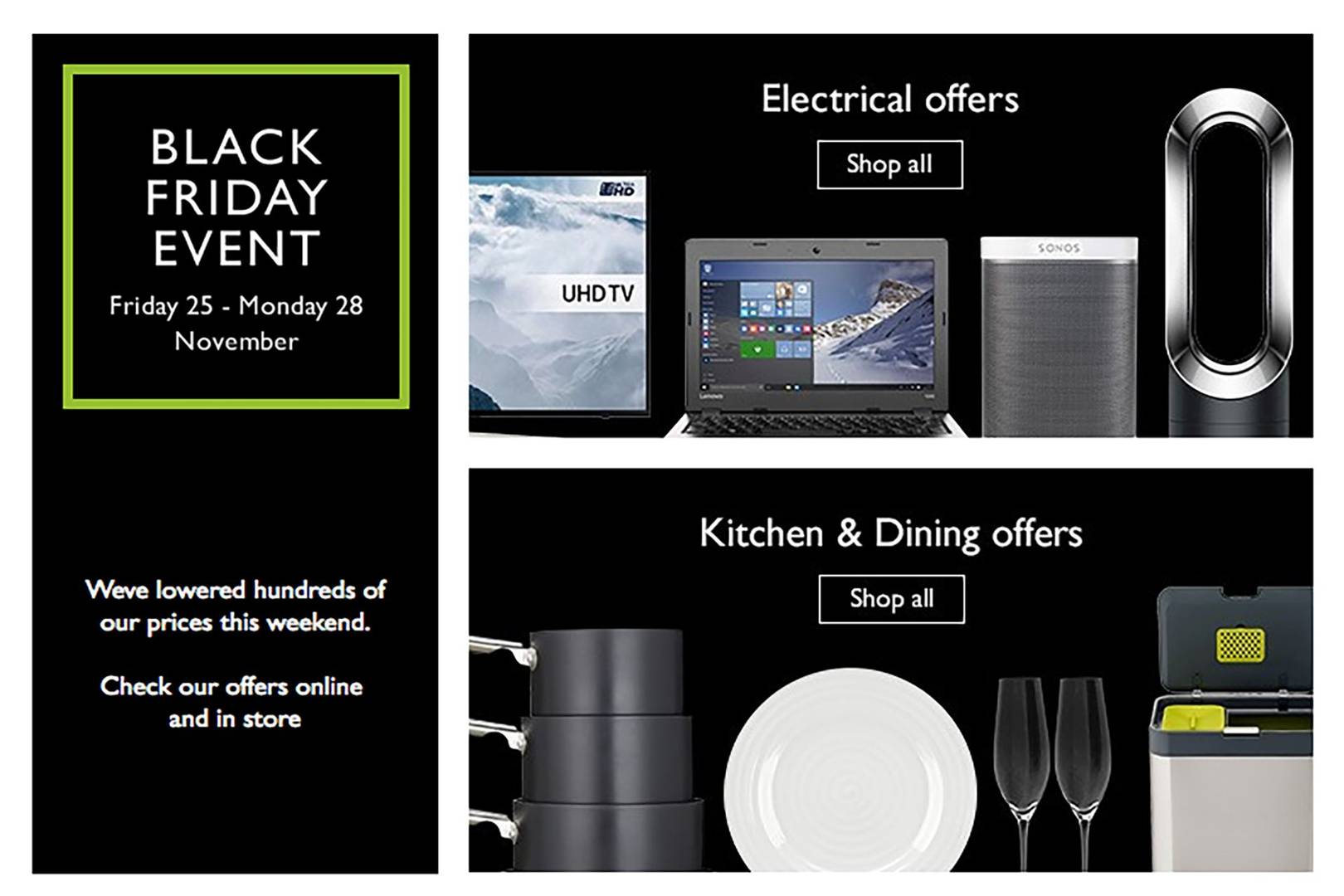 The best John Lewis Black Friday deals: iPads, cameras and more