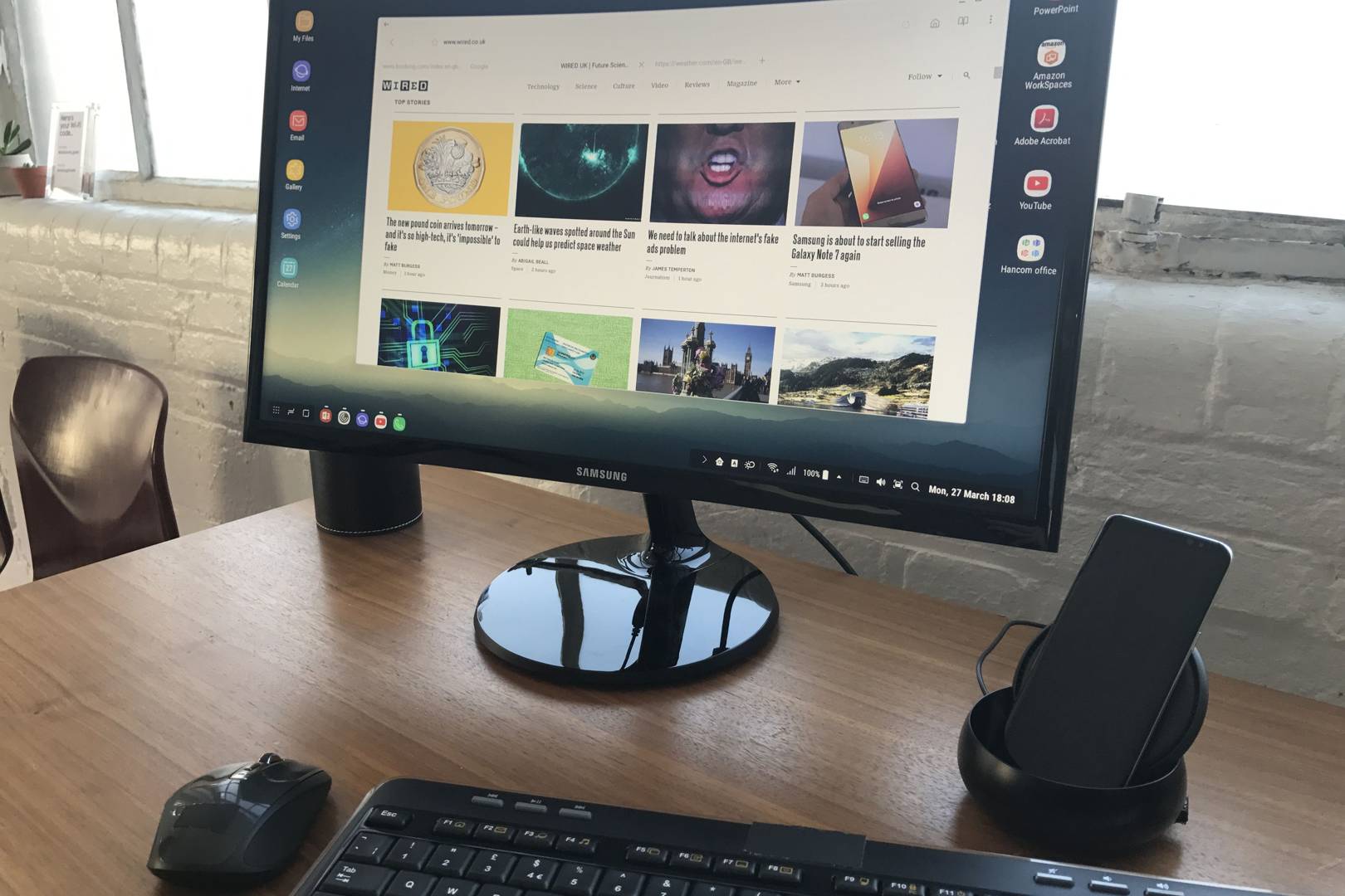 Samsung's DeX dock makes most old home PCs look anachronistic