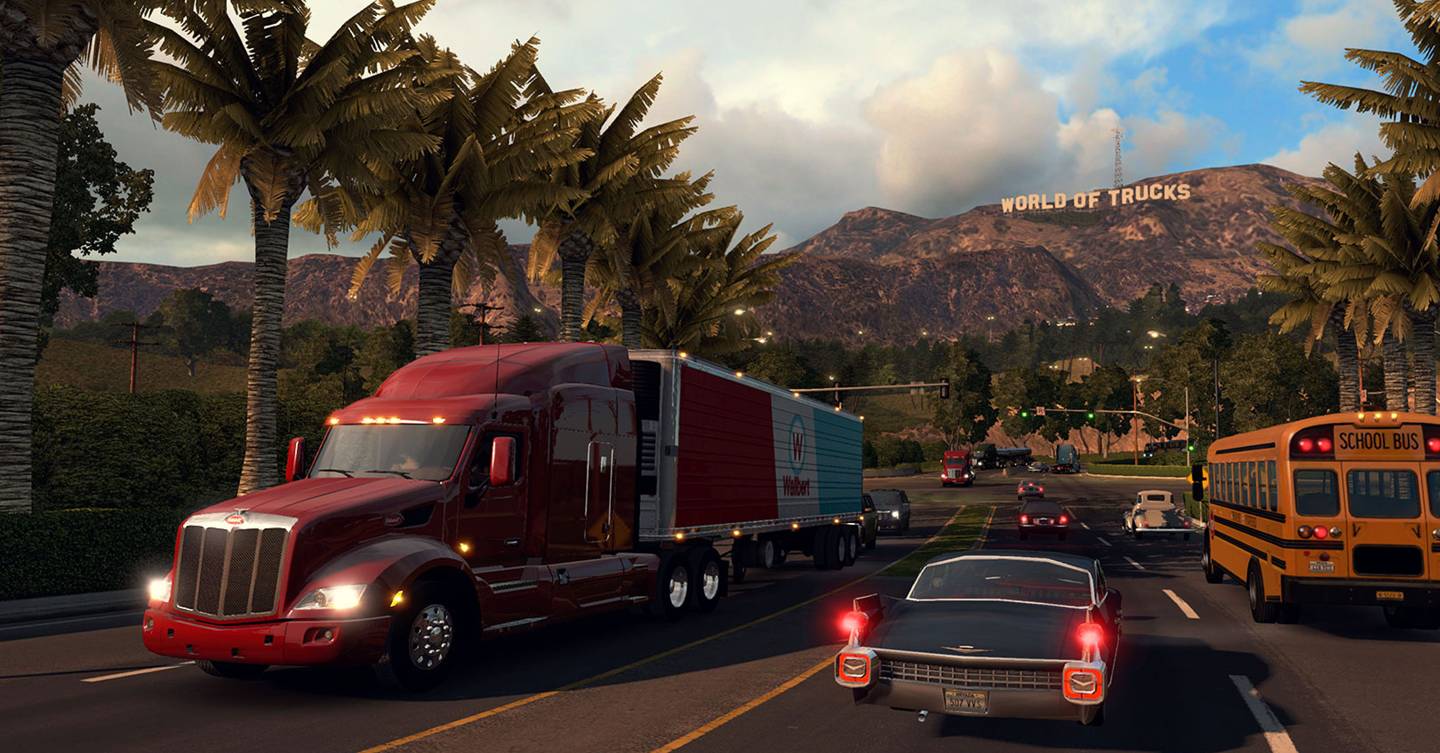 american truck simulator vr