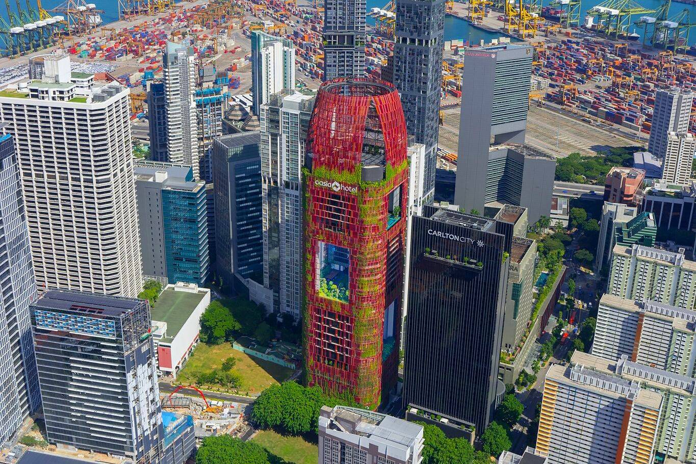 Grow your own hotel: this tropical high-rise in Singapore has its own ecosystem