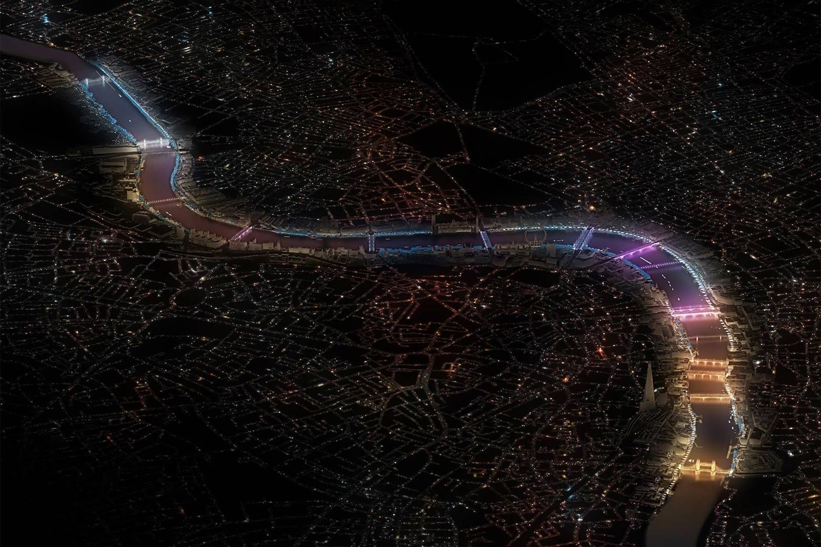 Lighting up London: Illuminated River wants to transform the Thames into a dazzling display
