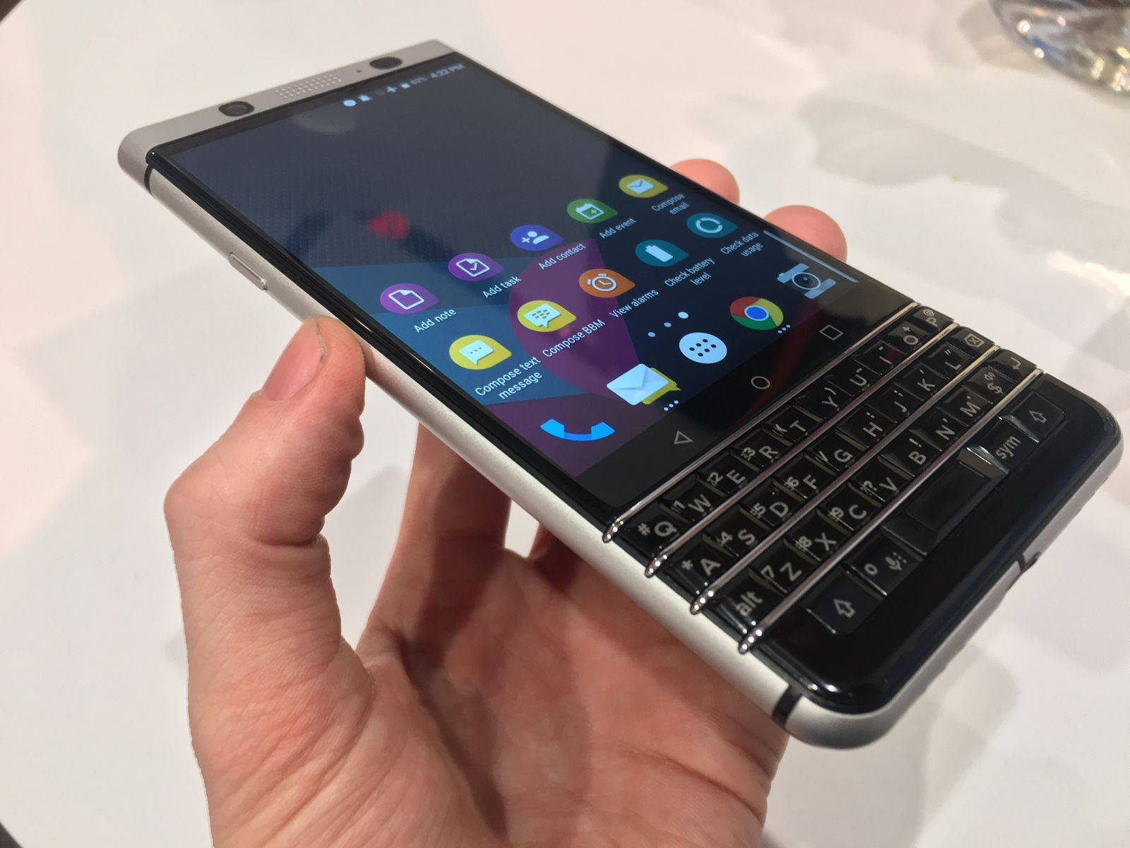 Hands-on with BlackBerry's 'Mercury' phone