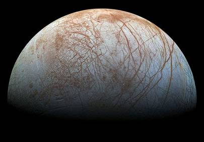 Jupiter's moon Europa was first discovered in 1610