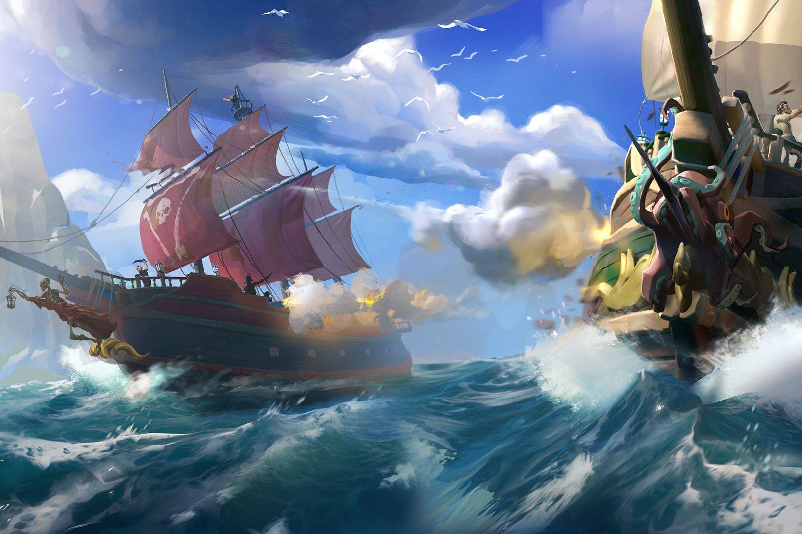 Playing Sea of Thieves with randoms will make you want to walk the plank