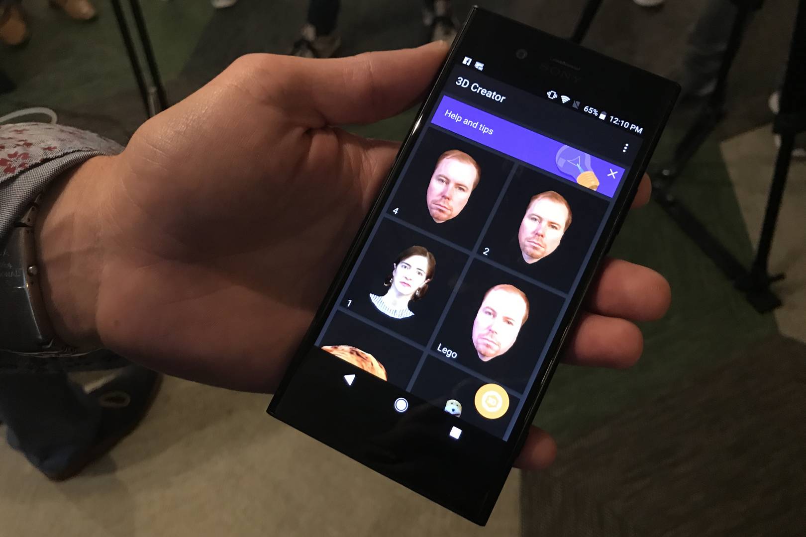 Sony's new Xperia phones come with a 3D scanning party trick