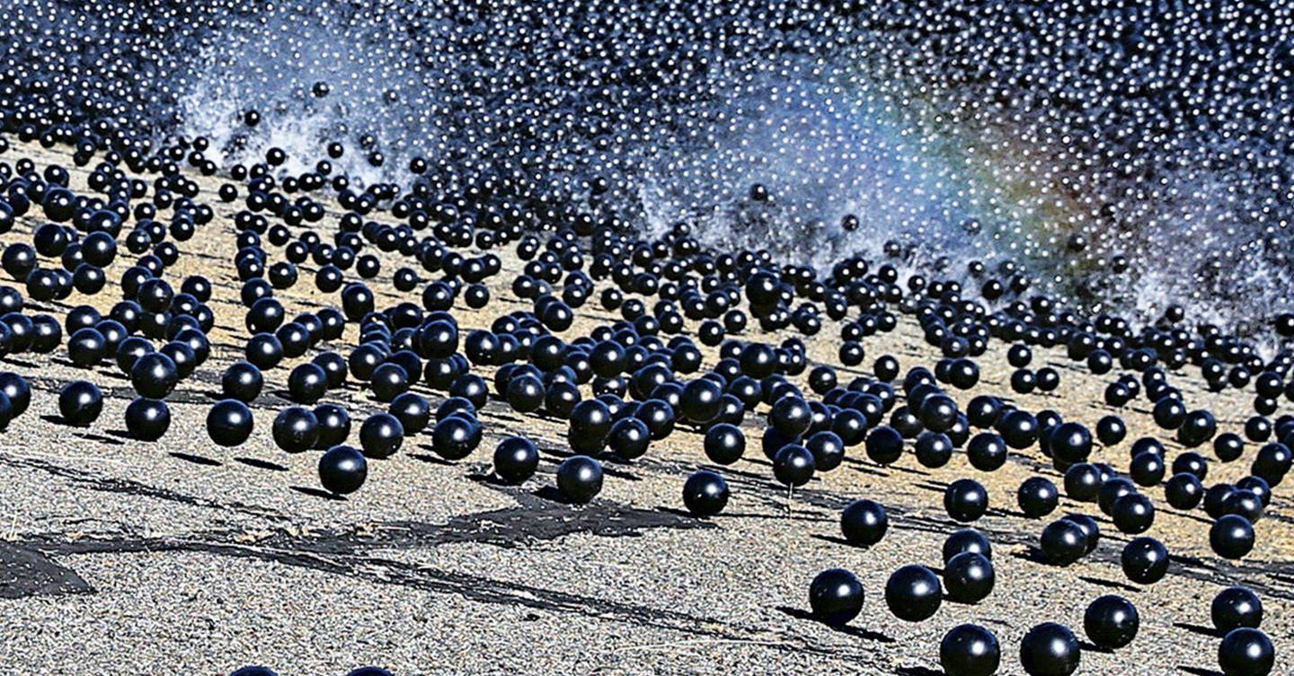 California's latest water preservation strategy? Plastic balls WIRED UK