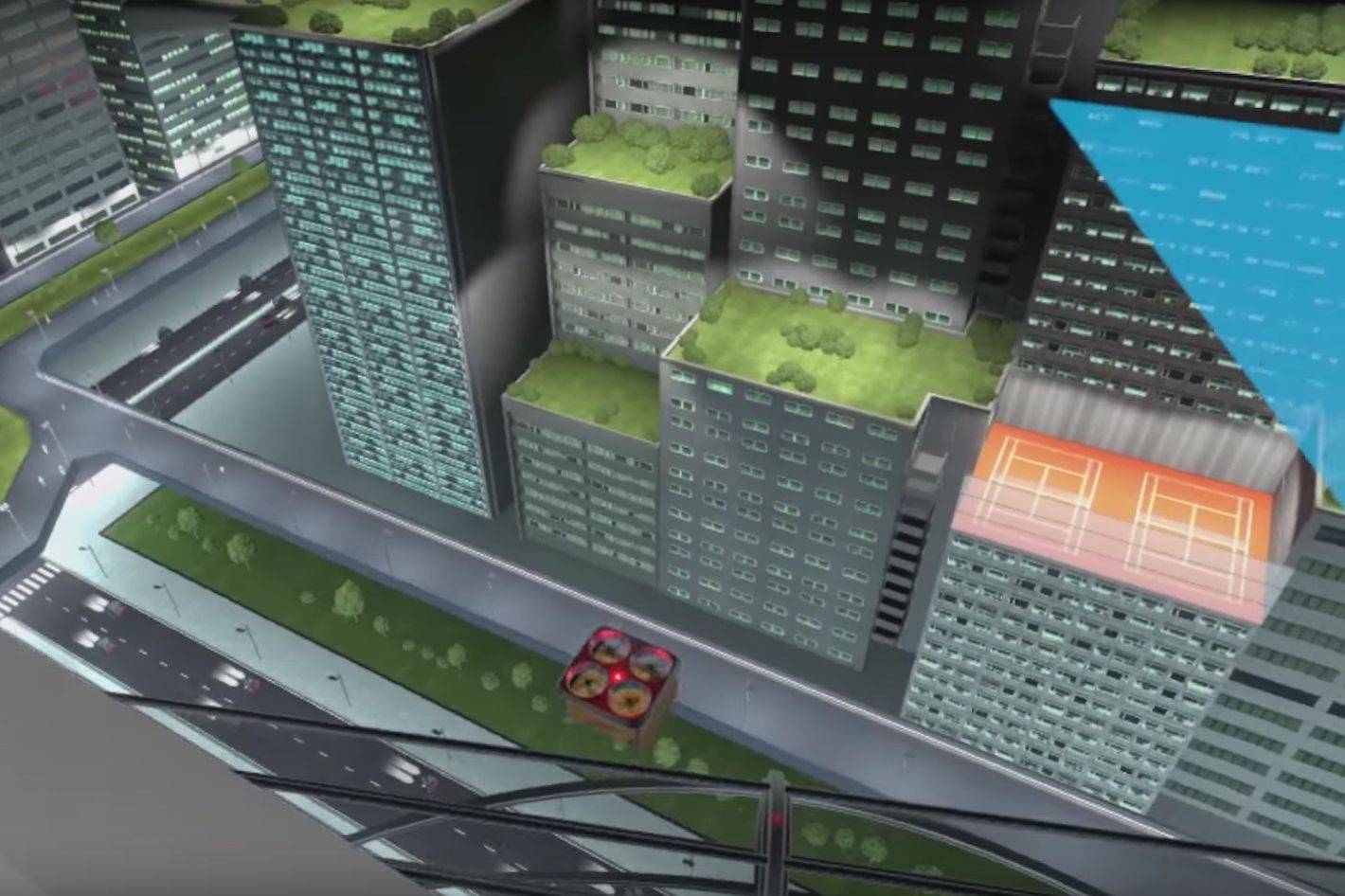 Ford's future city: hoverboards that carry shopping and drone deliveries to skyscrapers