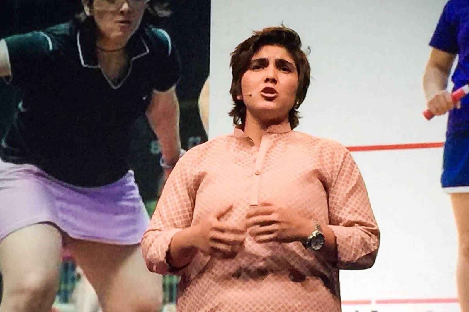 Hunted by the Taliban, Maria Toorpakai refused to cower. Hear her message to Manchester