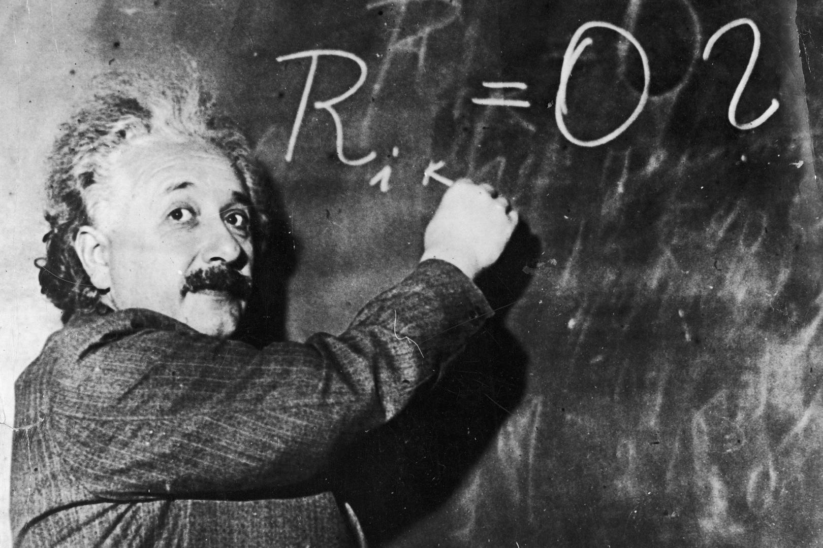 Einstein = clever. Black holes seemingly affected by relativity
