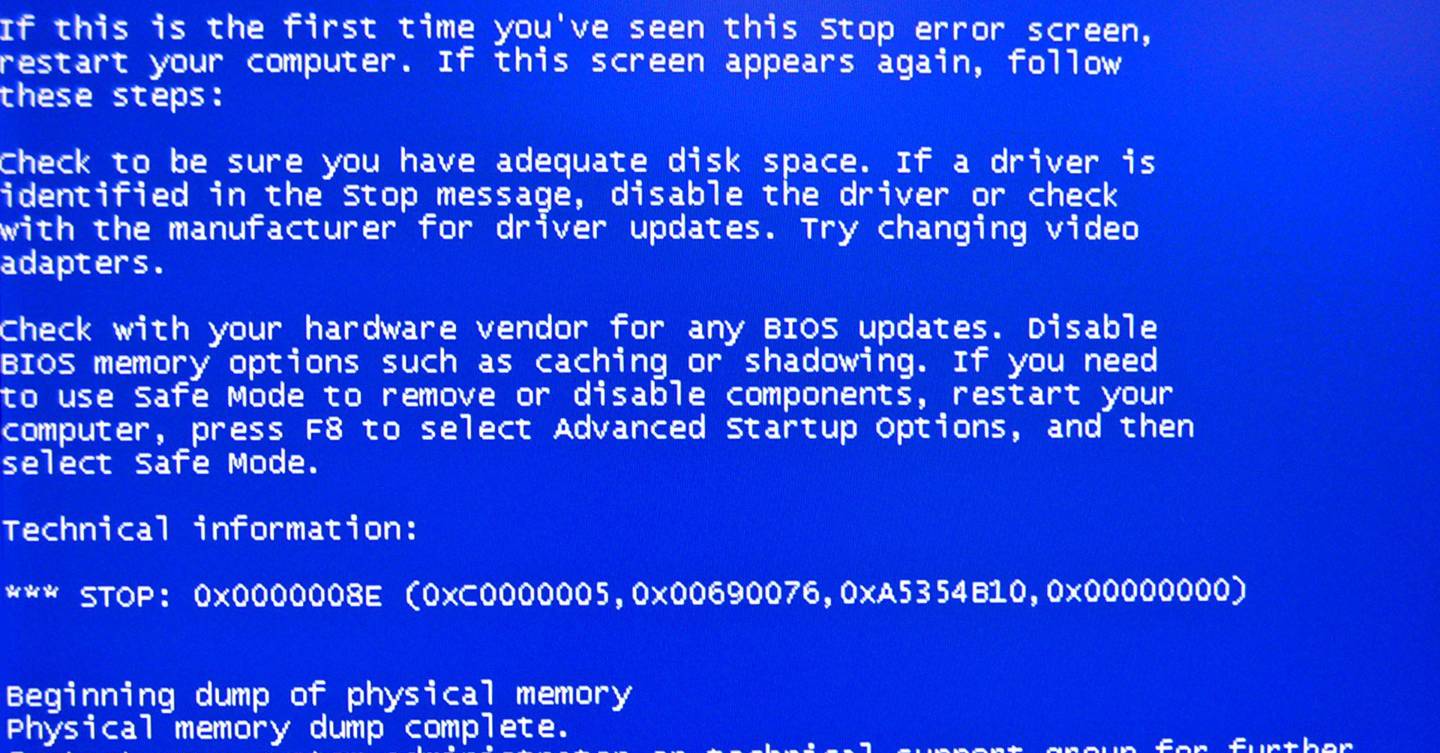 No more blue screen of death with crash-proof computer | WIRED UK