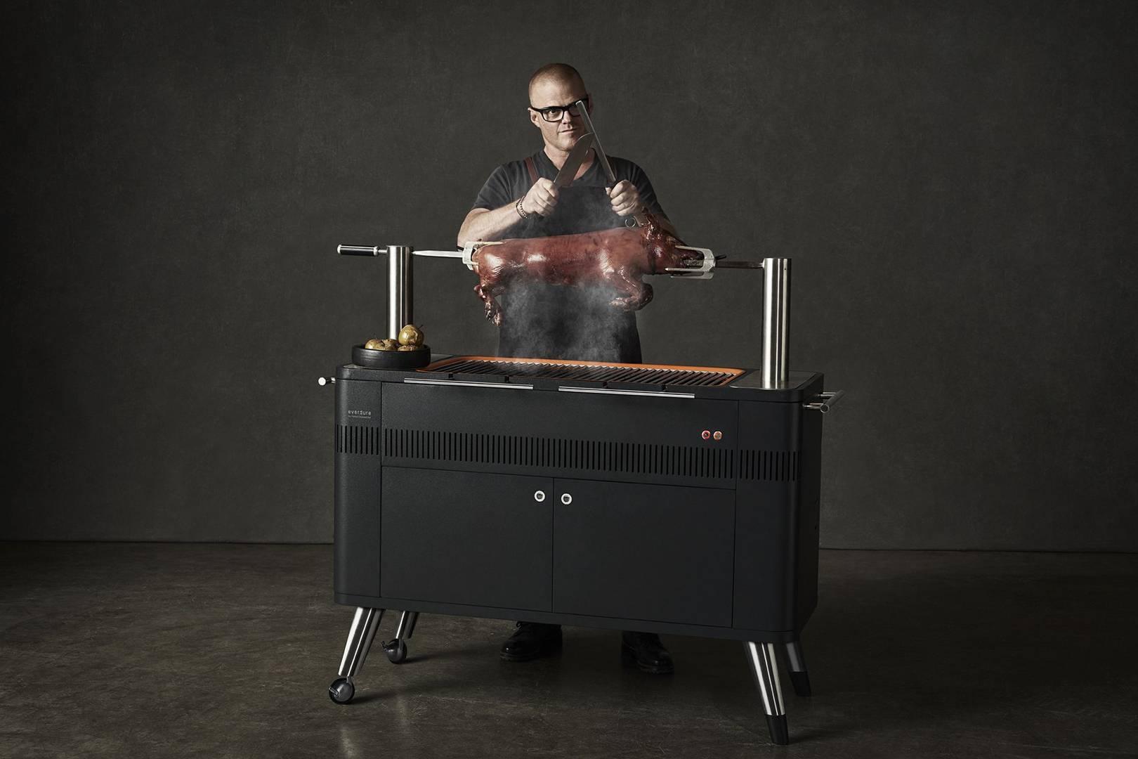 Heston Blumenthal's hi-tech Everdure BBQs take outdoor dining to the next level