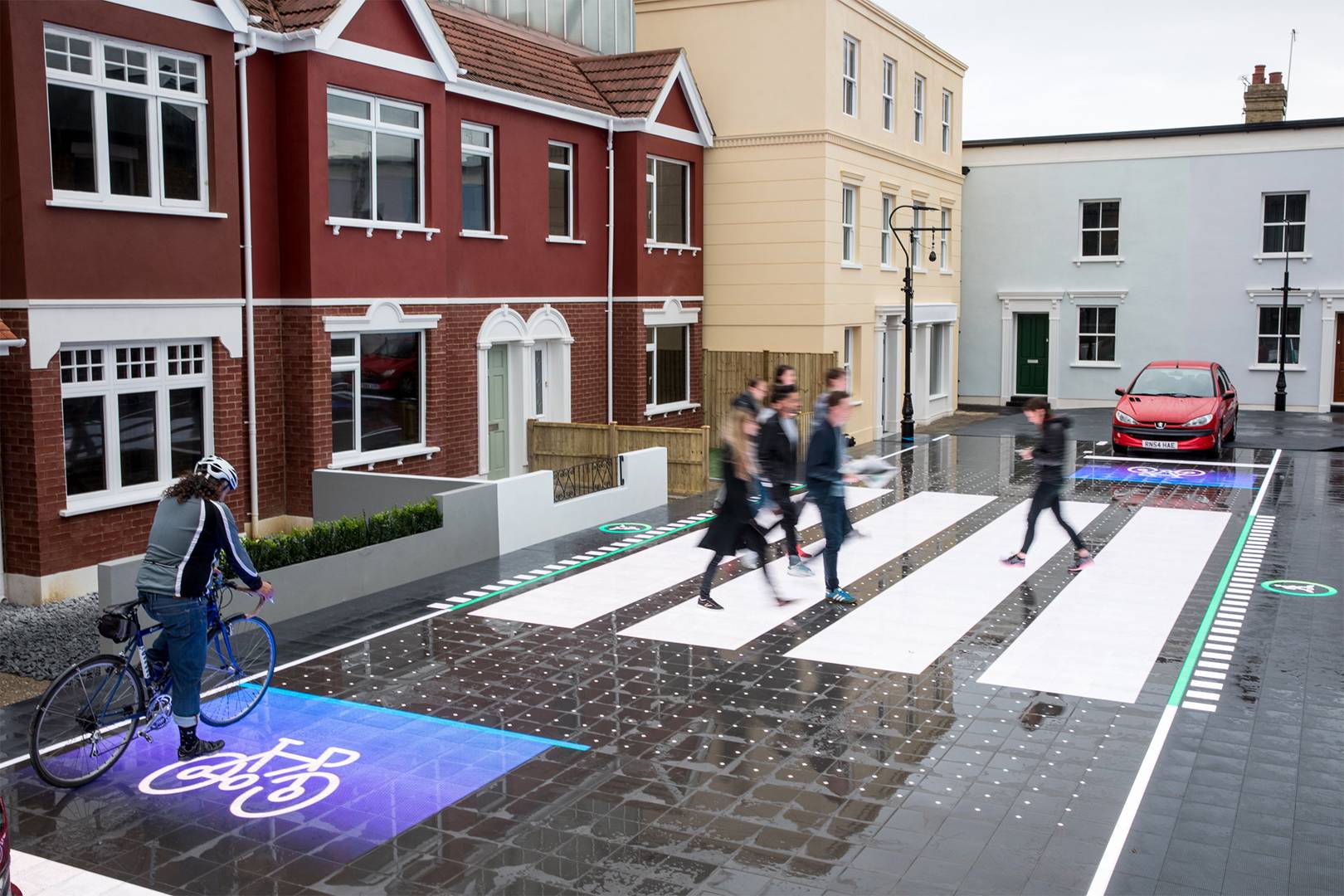 This sensor-packed pedestrian crossing is fit for a modern city