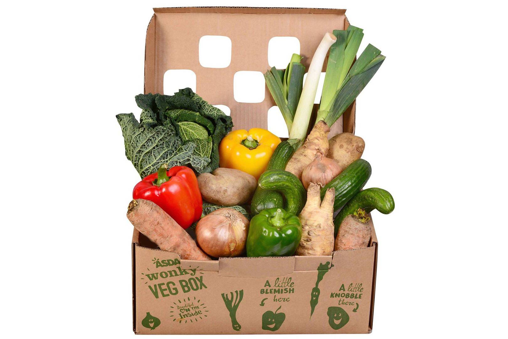 A Box Of Organic Vegetables Veg Box Ready For Home Delivery On The Stock Photo Alamy