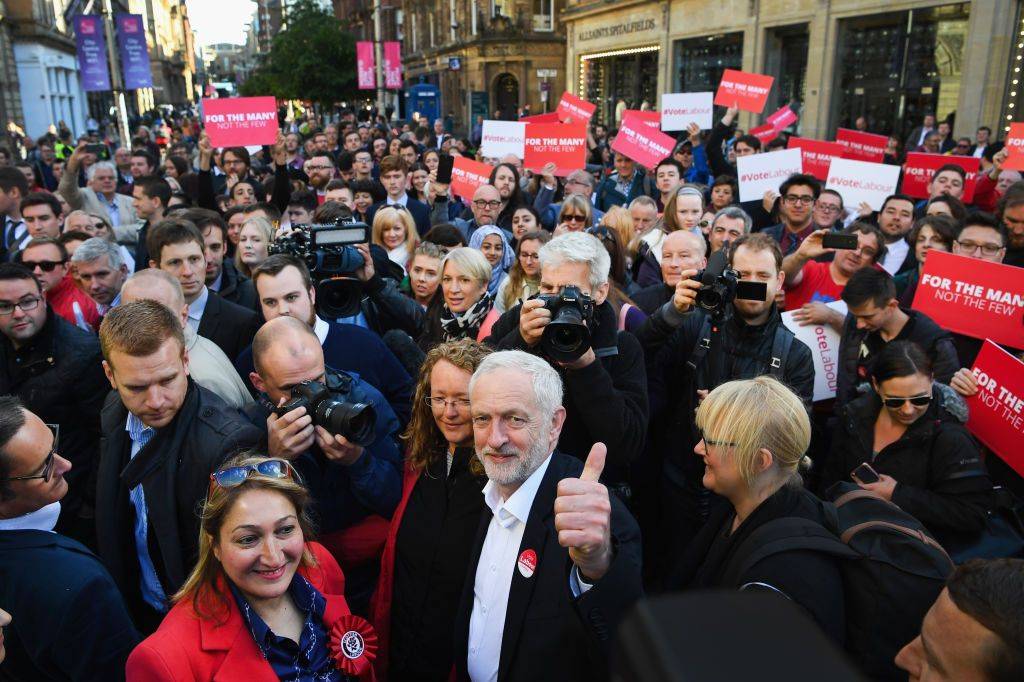 Final election polls give Jeremy Corbyn the lead over Theresa May for the first time