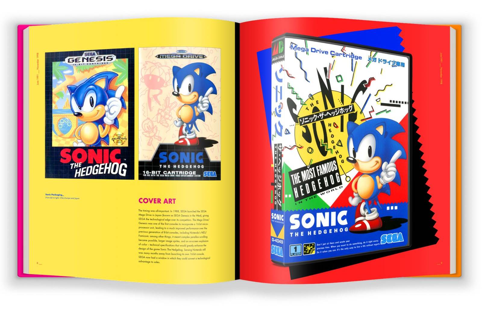 Relive your gaming youth with these nostalgic images from Sonic the Hedgehog's anniversary book