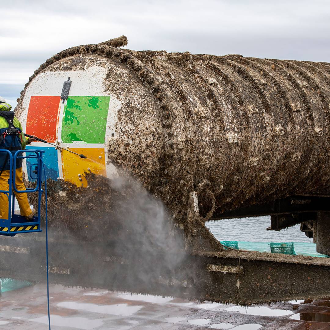 Image: Turns out dumping data centres in the ocean could be a good idea
