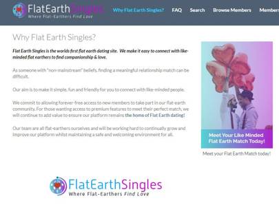 flat earth websites