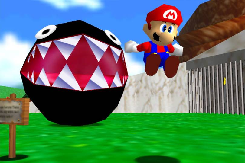 is mario 64 on the switch
