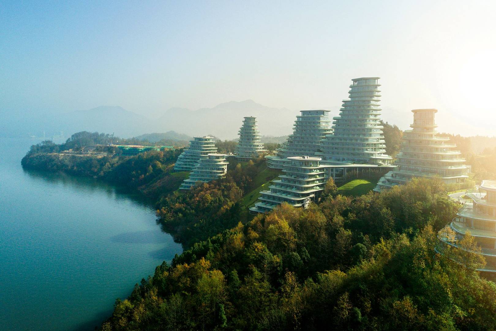 Topographic towers: the Chinese mountain village that blends into the landscape