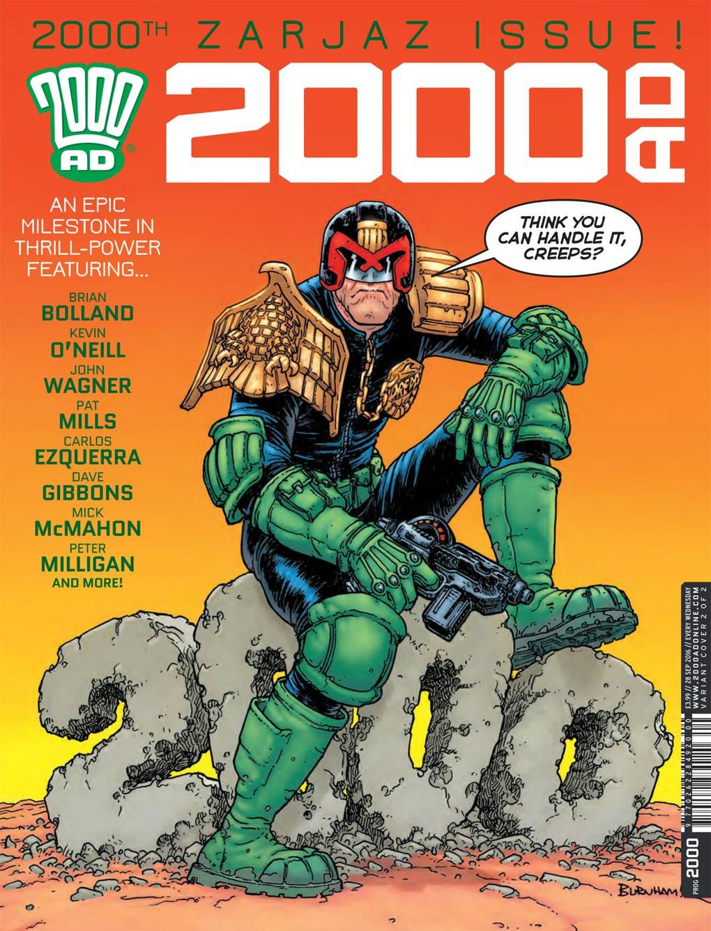 2000 AD makes comics history with anniversary 2000th issue | WIRED UK