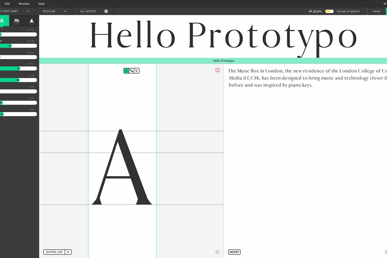 Don't use that old typeface. Why not design your own instead?