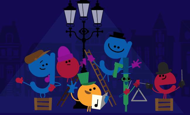 'Tis the Season Google Doodle celebrates the tradition of caroling