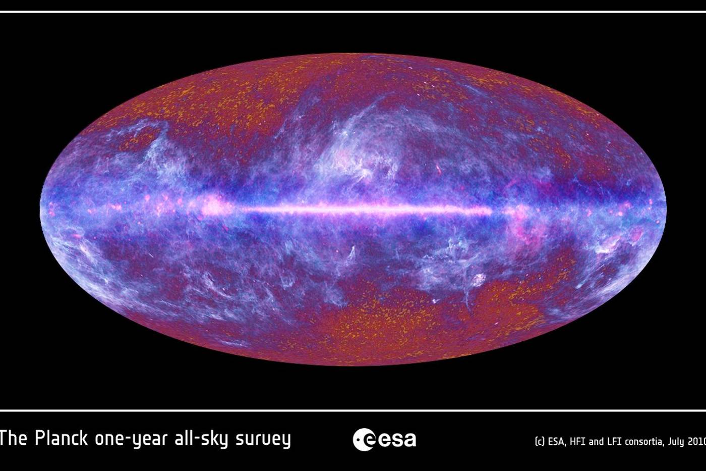 The Milky Way's light energy has been mapped for the first time