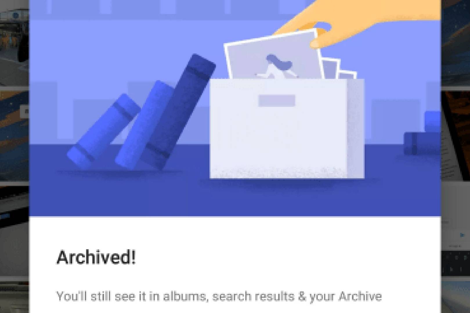 Google now lets you hide your shame with an archive feature for private photos