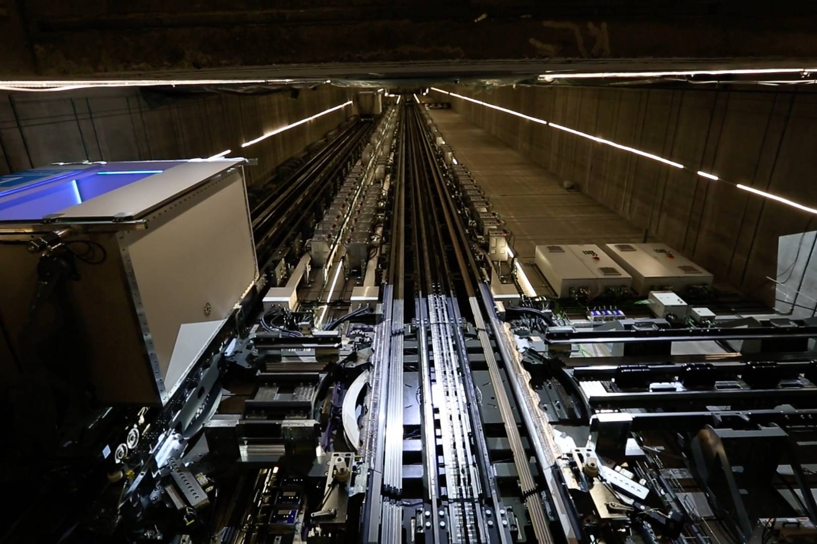 The Wonkavator is real! Behold the maglev Multi lift that goes up, down and left to right