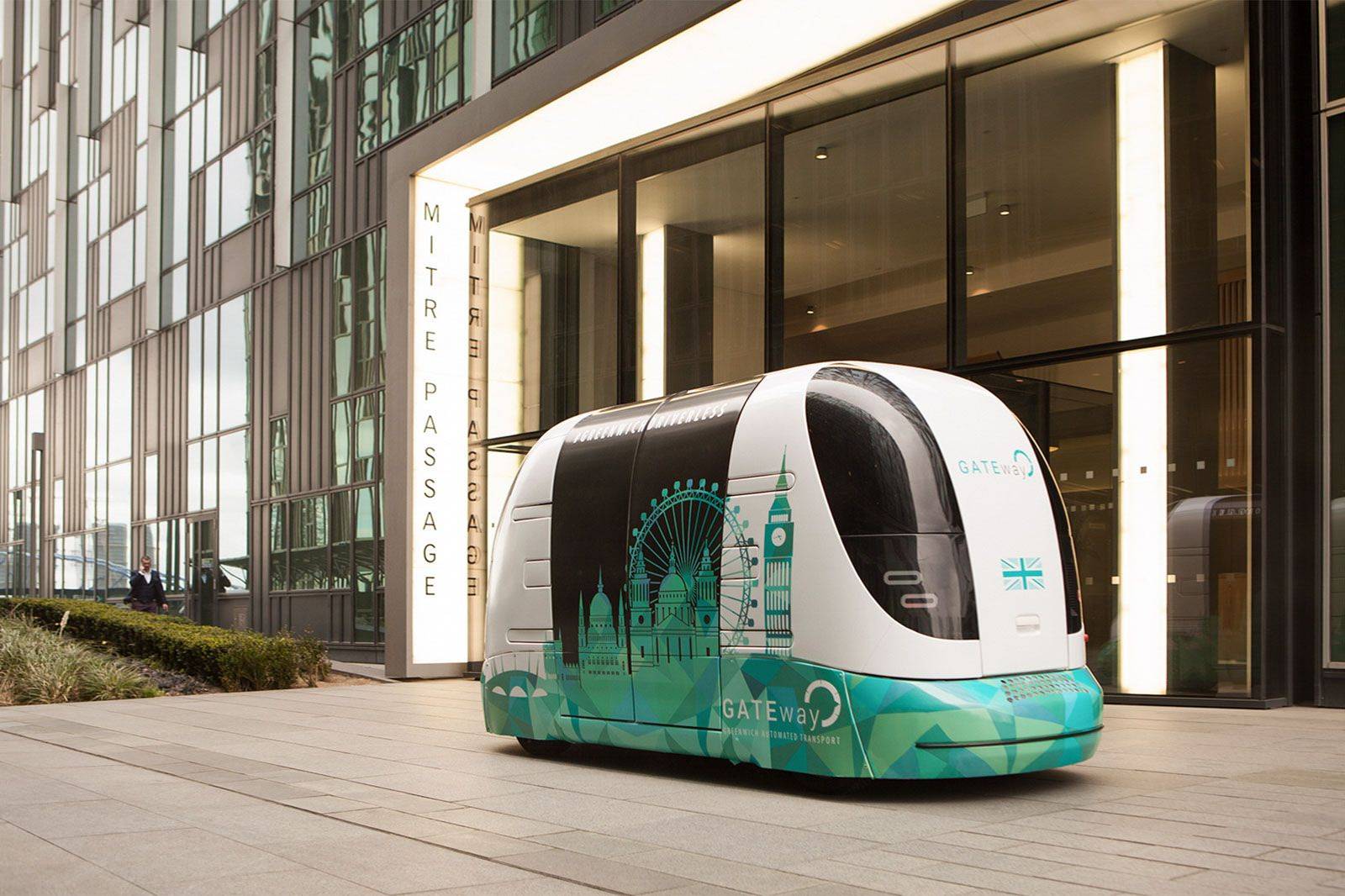 These driverless pods are being trialled on London's streets for the next three weeks