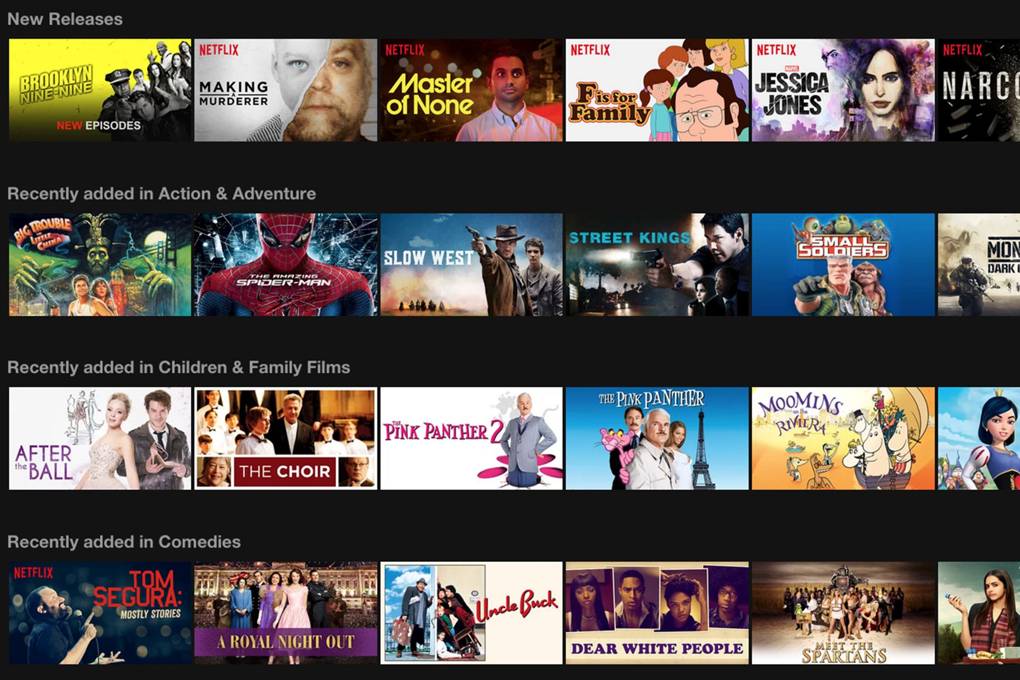 channels on netflix uk