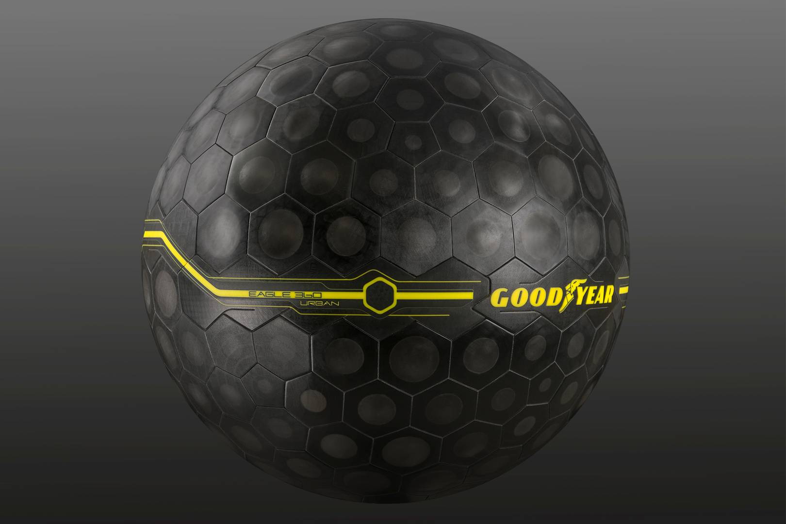 Goodyear's spherical tyre uses 'bionic skin' and AI to adapt to the road