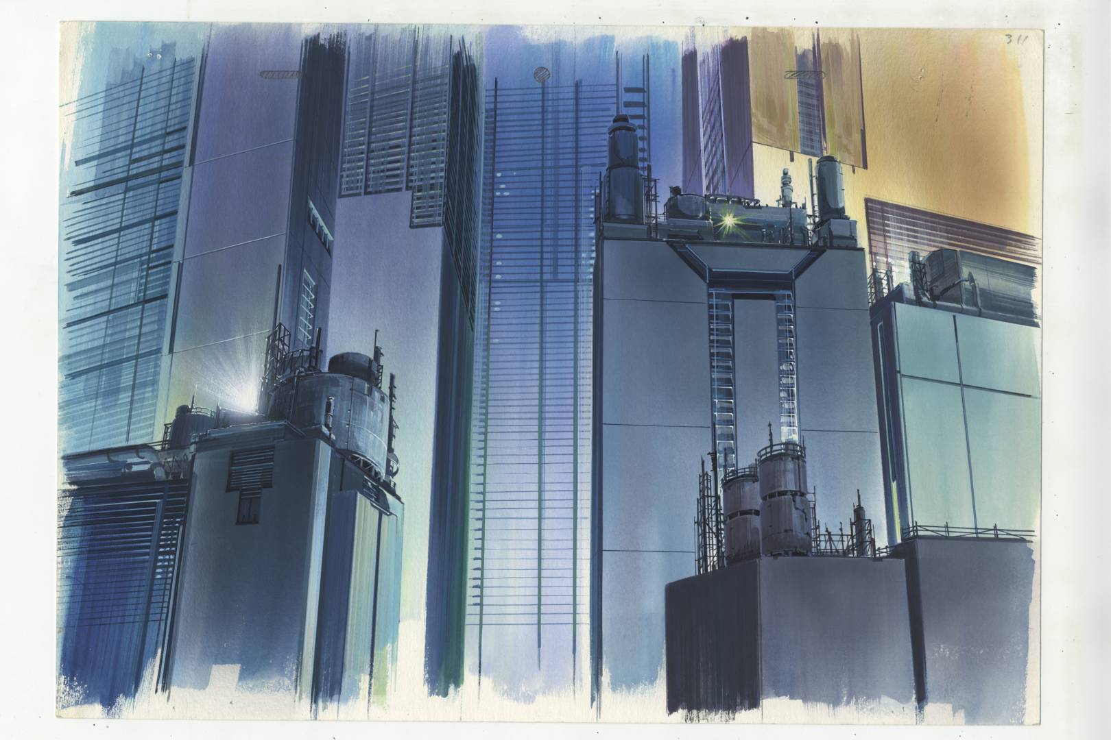 Hiromasa Ogura's stunning Ghost in the Shell watercolours go on display