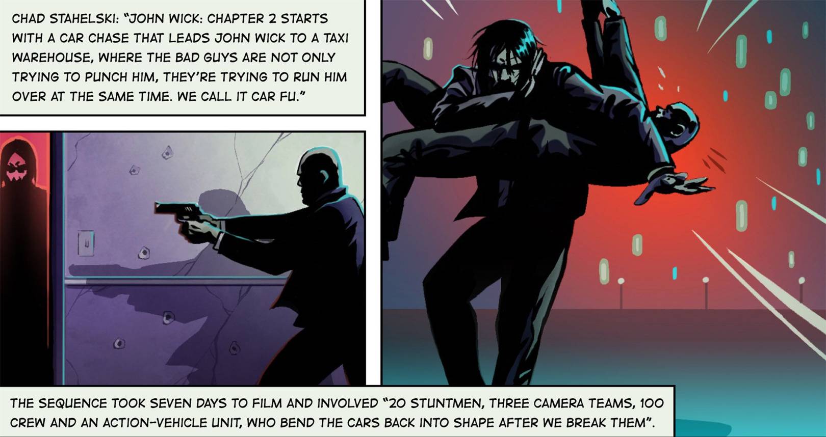 The secret behind Keanu Reeves' stunts in John Wick: Chapter 2