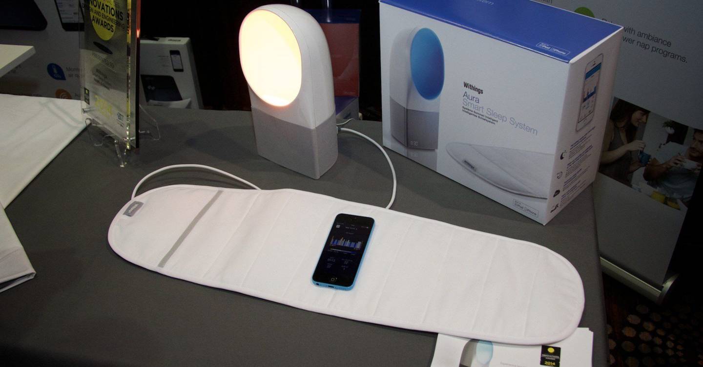 Withings Aura the bioalarm clock that monitors your sleep from under