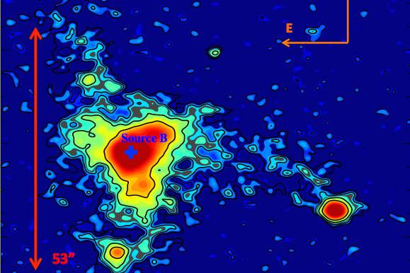 Mysterious glowing 'blob' 10 million light years away could be hiding a giant black hole