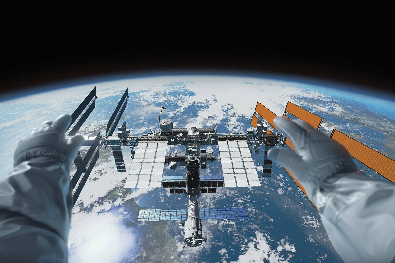 Throw yourself into the VR void 250 miles above Earth with the ISS spacewalk app