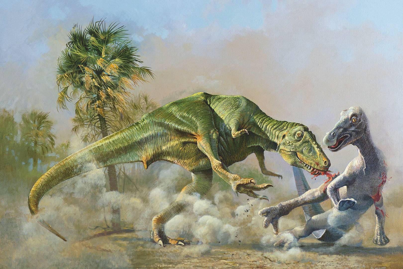 Bloodshed and Impressionism: how paleoartists imagined dinosaurs over the decades