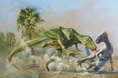 How paleoartists have imagined dinosaurs over the decades 