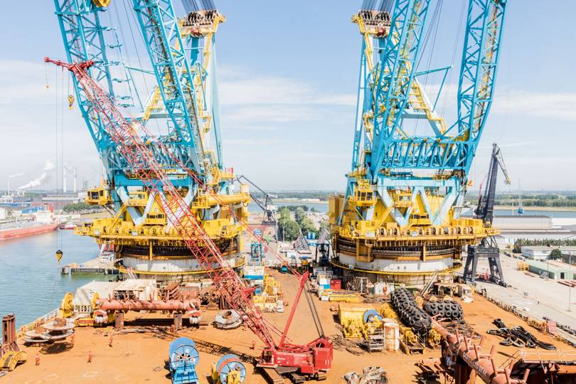 This gigantic crane vessel is finally going green | WIRED UK