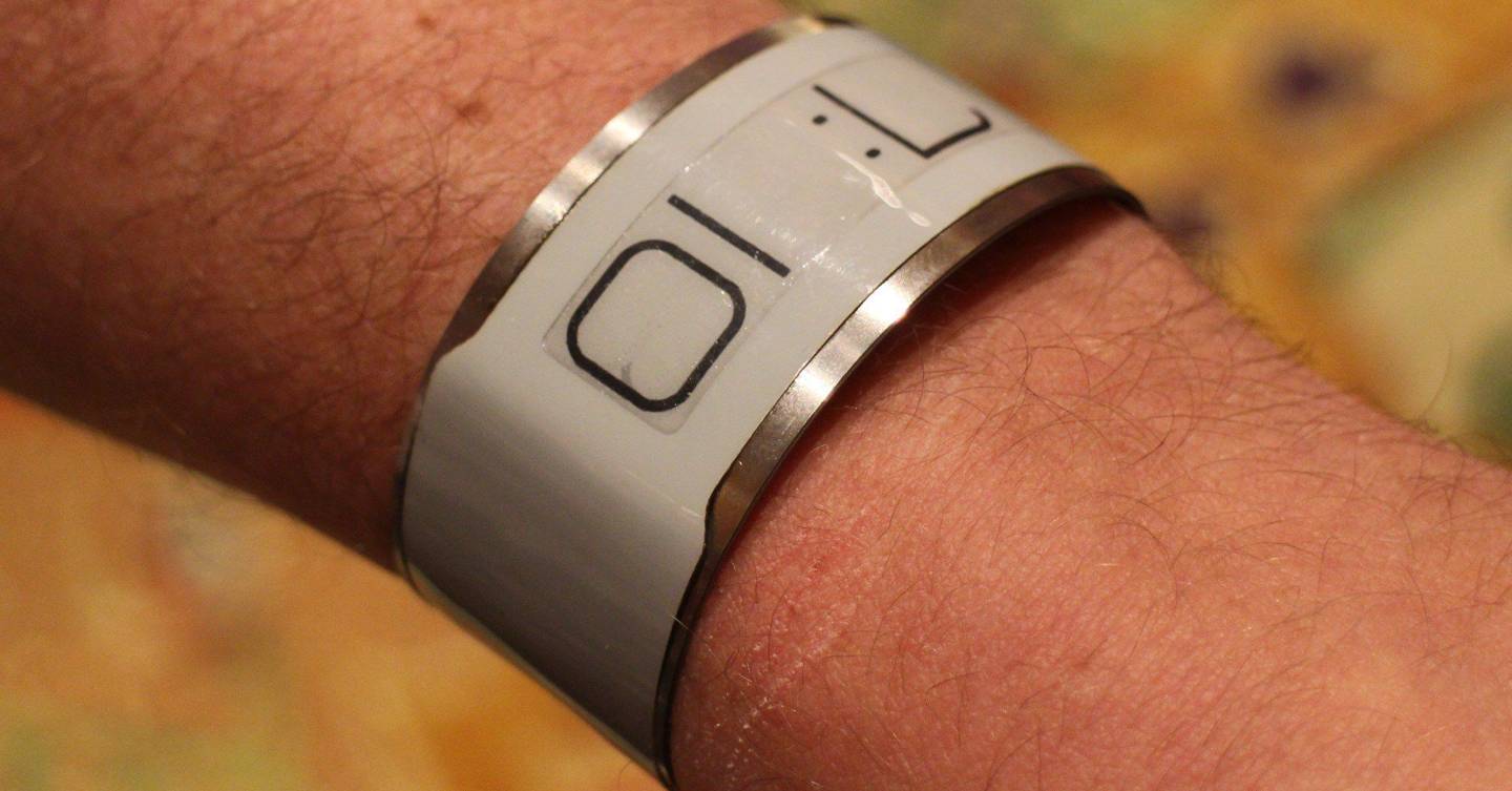 electronic ink watch