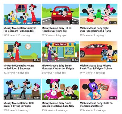 Youtube For Kids Is Still Is Still Churning Out Blood Suicide And