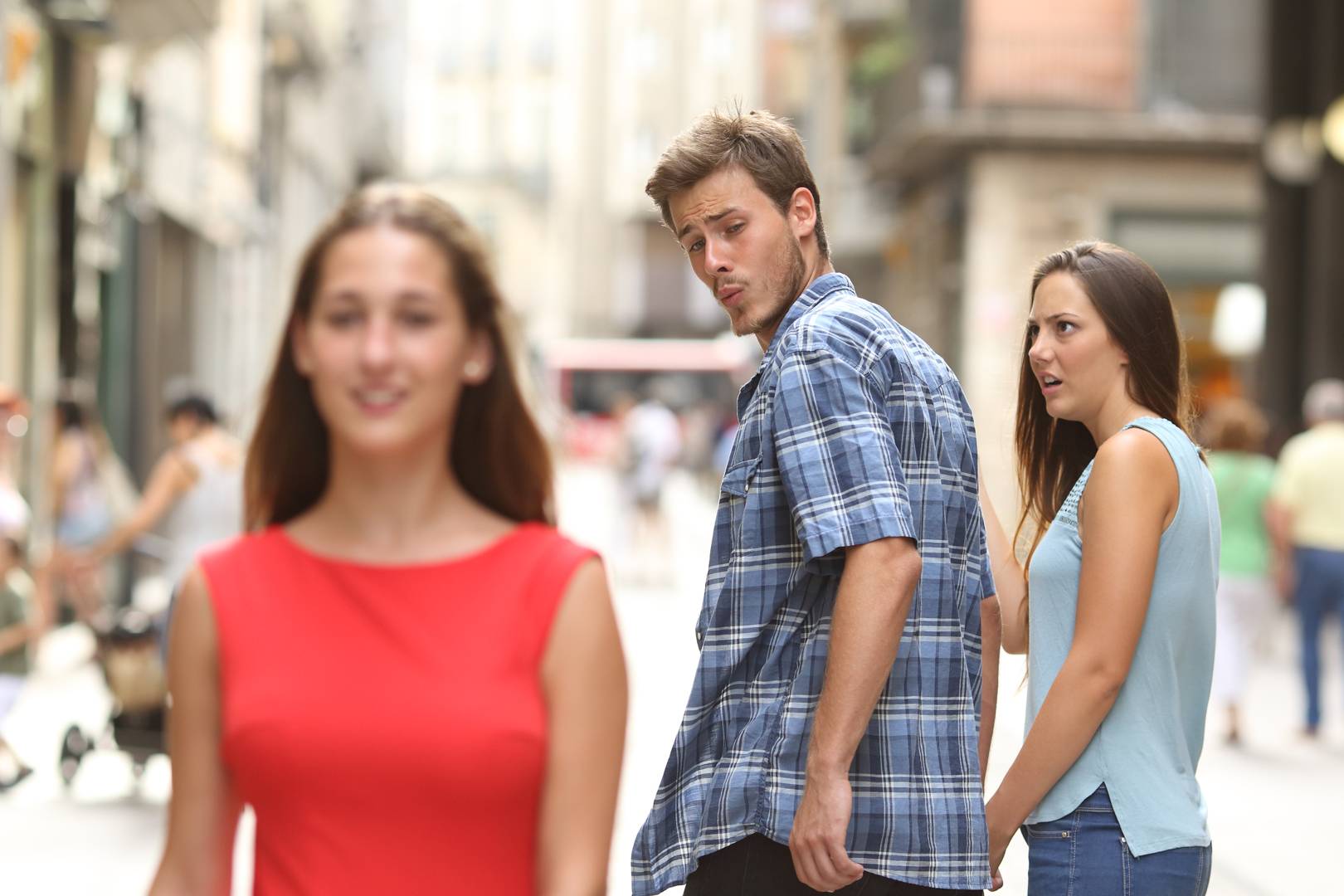 The story behind that weird 'distracted boyfriend' meme