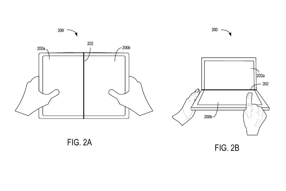 Microsoft patent shows a phone that can be folded in half