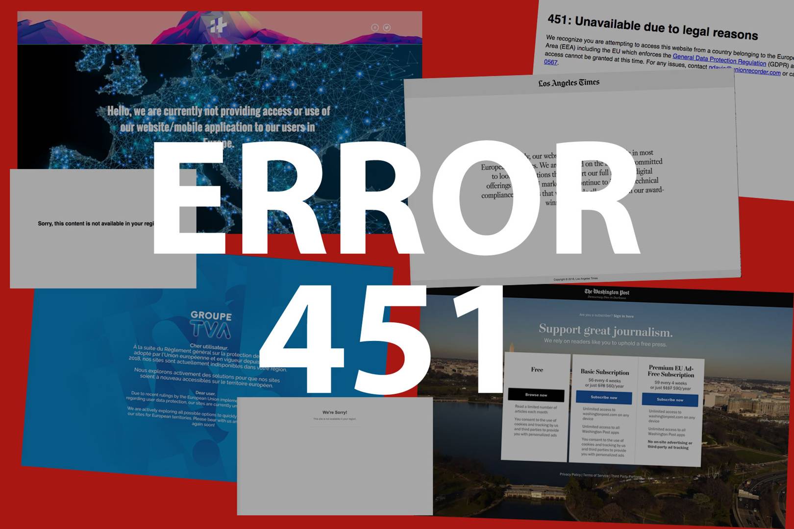 The tyranny of GDPR popups and the websites failing to adapt