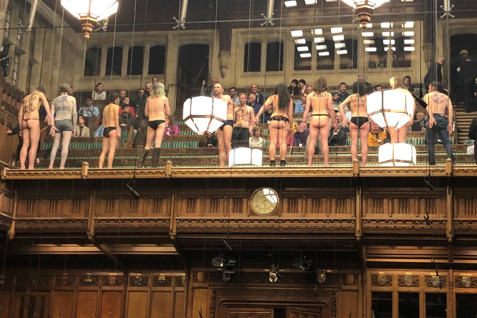 How climate change activists upstaged Brexit with buttocks