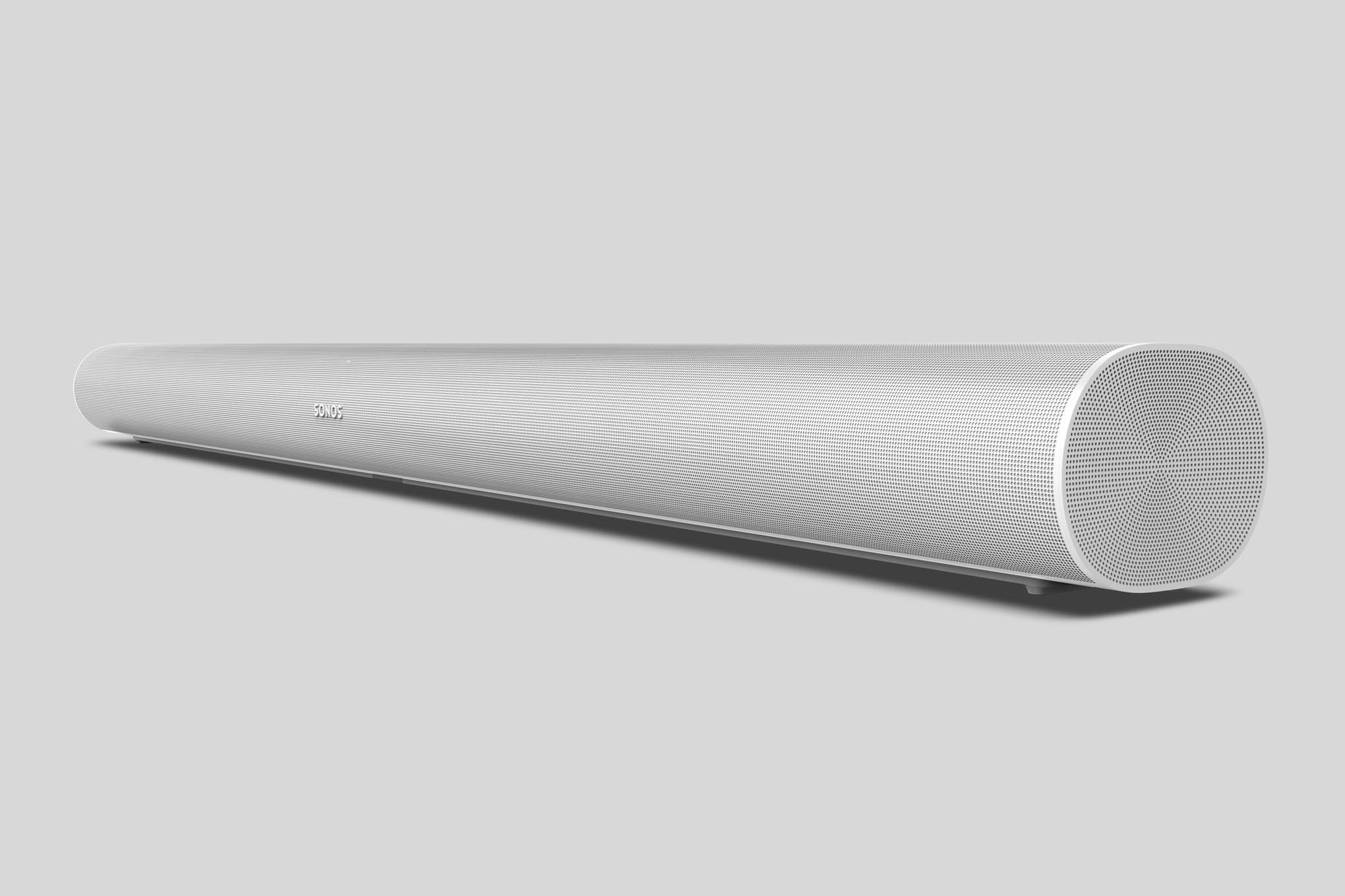 white soundbar